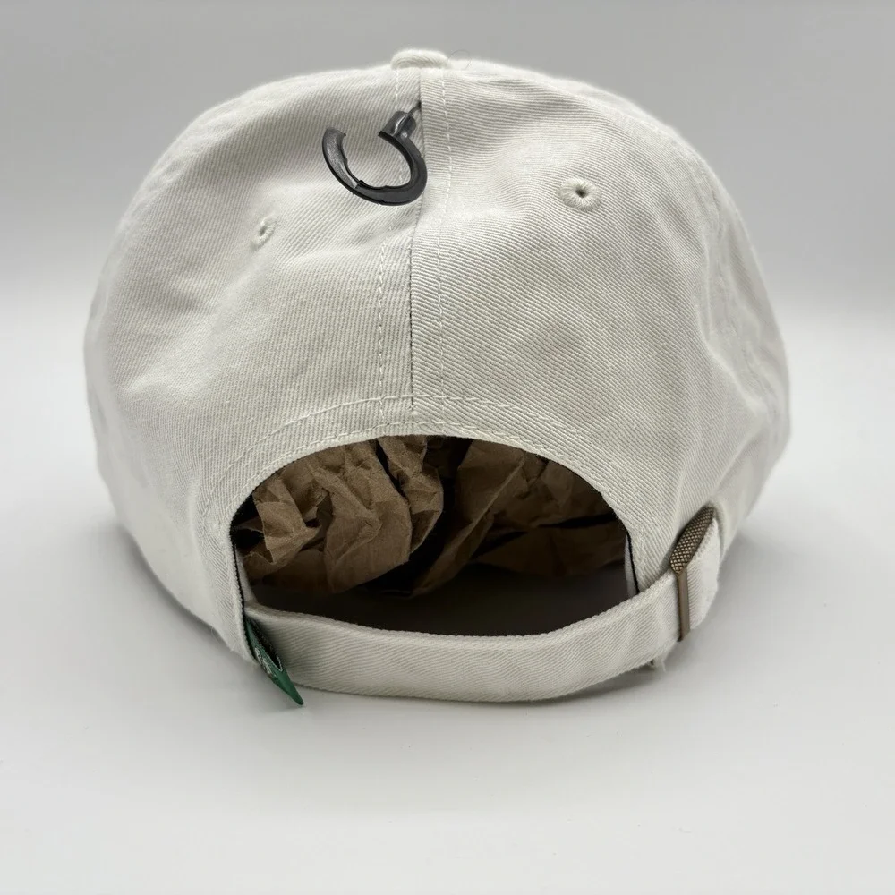 Boston Celtics Hat 47 Brand Strap Back NBA Clean Up Dad Hat White Shamrock NEW